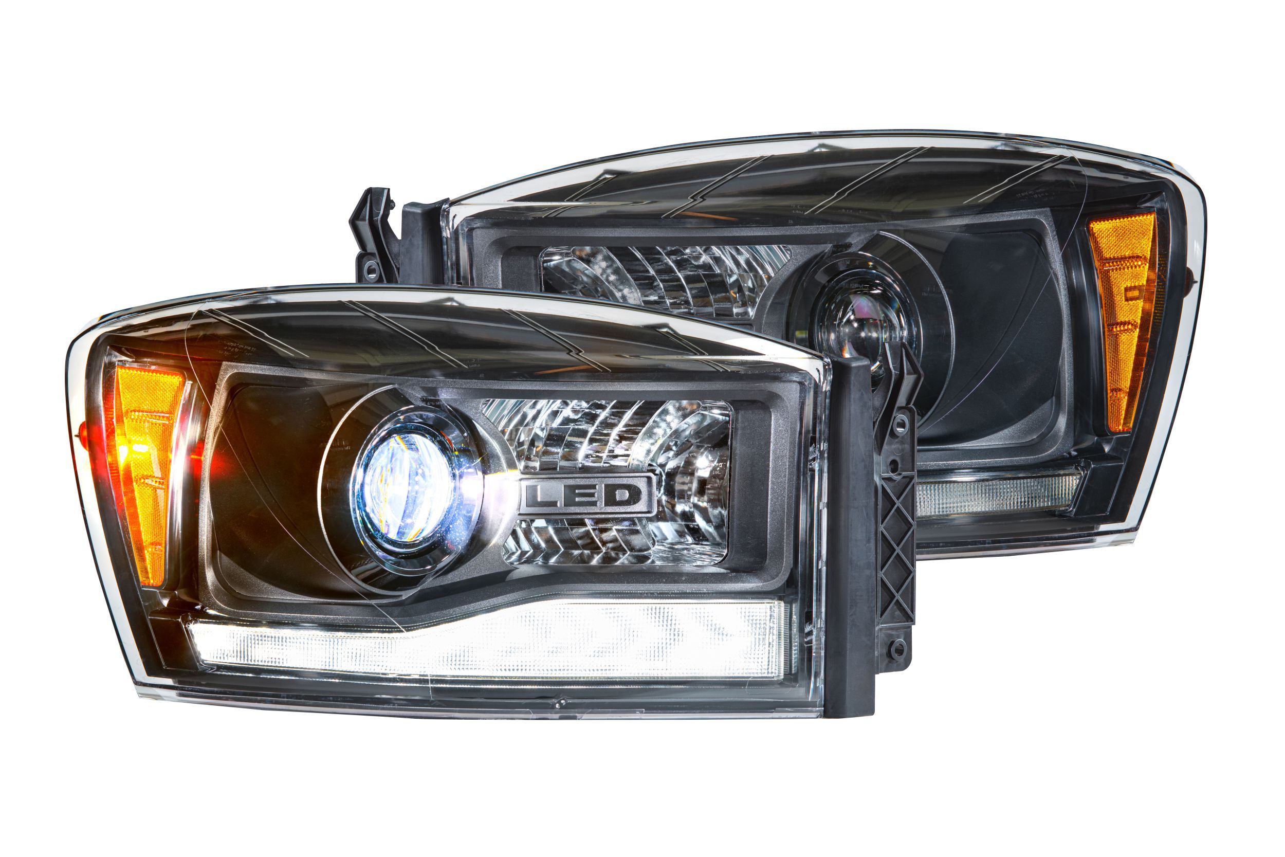 Morimoto LF558 XB Hybrid LED Headlights | 06-08 Dodge Ram